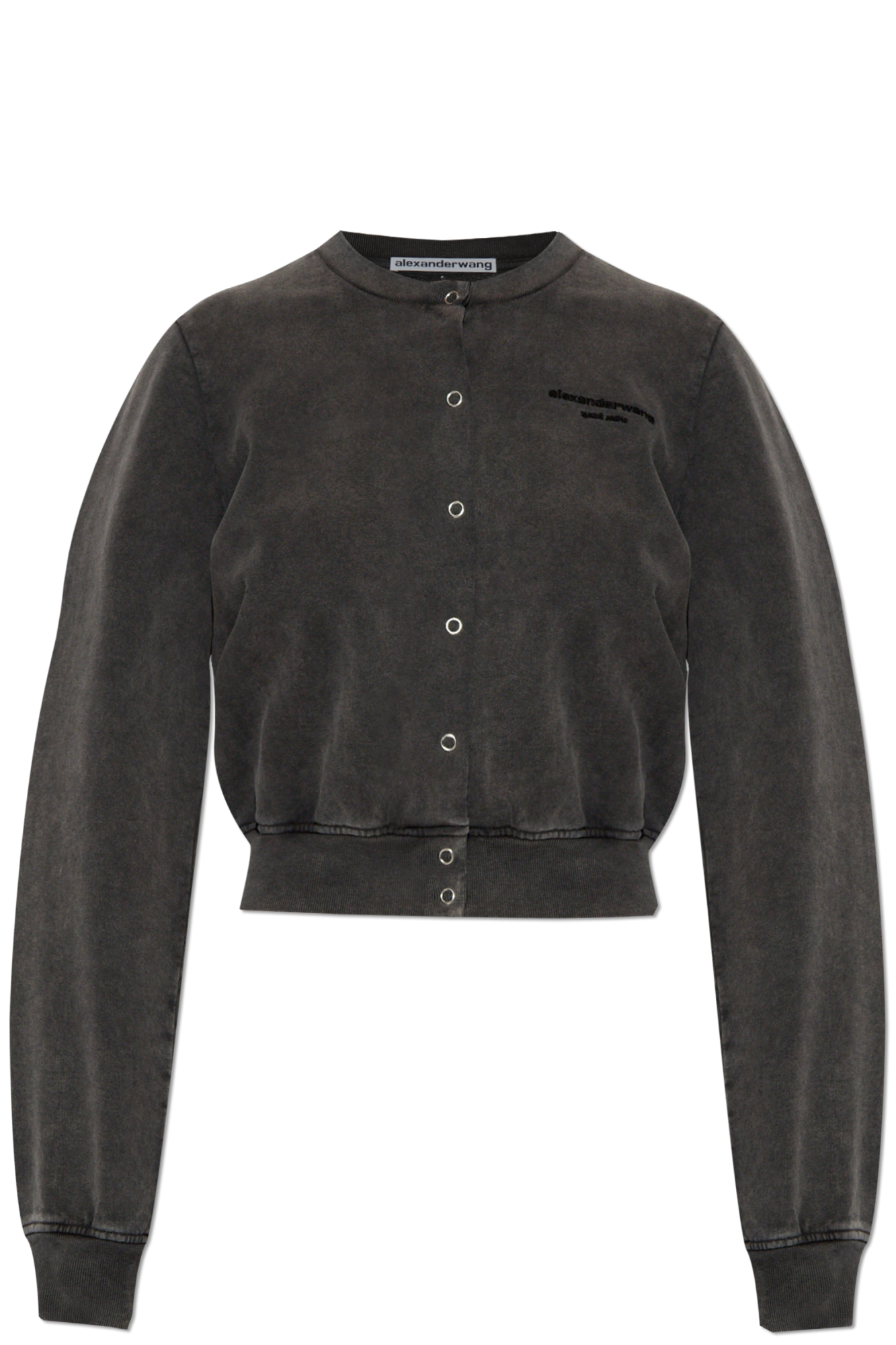 Alexanderwang スウェット Alexander Wang メタリック スウェットシャツ | グレー
